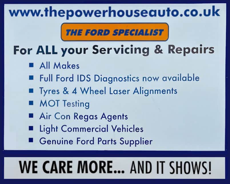 The Powerhouse Auto Ltd sign.